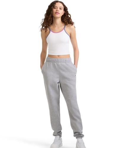 Image of Champion Women's Cinched-Bottom Fleece Sweatpants, Oversized Fit, Midweight