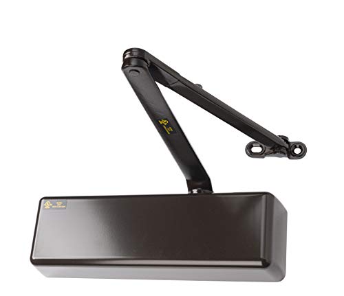 Lawrence Extra Heavy Duty Door Closer Commercial Grade 1 - Adjustable 6-Speed Delayed-Action Door Control with 3 Pistons – Flexible Installation with Included Hardware - Lawrence Hardware LH8016