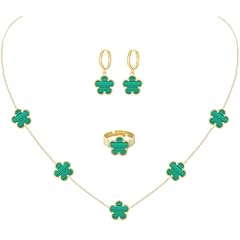 Malachite-Gold Plated