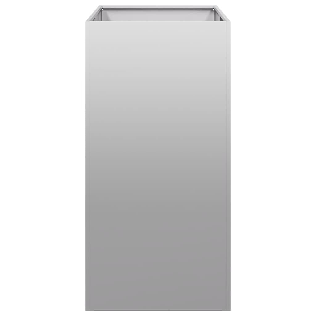 Doniczka 40x80x80 cm Stal ocynkowana Podwyższona Grządka Ogrodowa Duża Skrzynia na Kwiaty Warzywa Zioła Odporna na Rdzę Wzmocniona Stabilna Konstrukcja z Otwartym Dnem Idealna na Balkon Taras Ogród