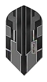 US Darts 3 Sets (9 Flights) Pentathlon Shimmer Grey 100 Micron Ex-Tough Slim Dart Flights