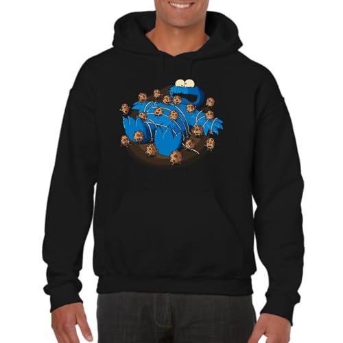 the Fan Tee Sudadera de Hombre Divertidas Graciosas Humor Monstruao de Las Galletas Cookies 304 M