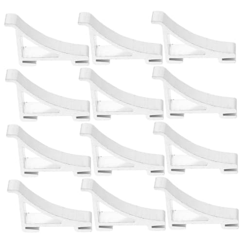 Lurrose 12 Ganchos Para Congelador Pinzas Para Refrigerador Pinzas Para Estantes Pinzas Para Congelador Organizador Para Refrigerador Enfriador Almacenamiento Para Refrigerador