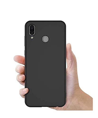 Image of Mobile Back Cover Case for Honor Play (Silicone Case|CameraProtection|Black SC1510)