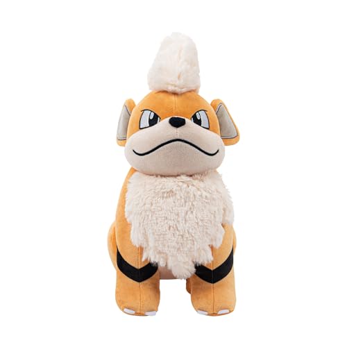 Peluche Caninos Pokémon grand modèle 30 cm doudou doux et authentique