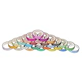 ARTSEWPLY 30 Rollen Glitter Washi Tape Selbstklebendes Scrapbooking Klebeband mit Wiederverwendbarer...