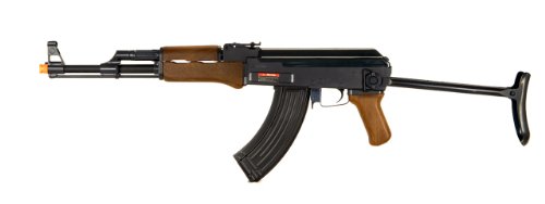 Double Eagle AK-47 CQB AEG Semi/Full Auto Electric Airsoft Rifle Gun High Capacity Magazine FPS 300