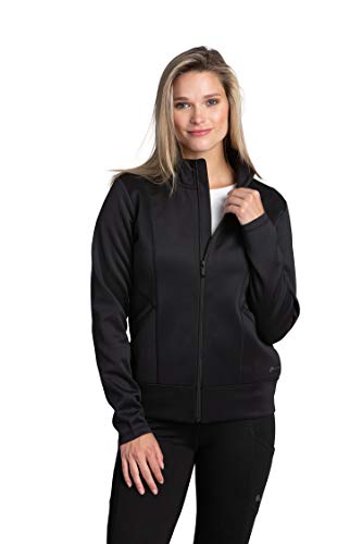 White Cross Fit Women's 458 Scrub Jacket-Black-X-Large #TOP16