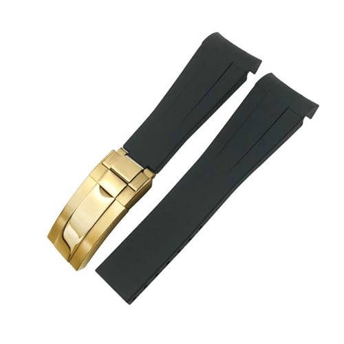[FKYRGF] 20mm 21mm 22mm o[EHb`oh Tu}[i GMT}X^[ fCgi VRXgbv ubN 18mm 19mm EHb`oh uXbg(Black golden,20mm)