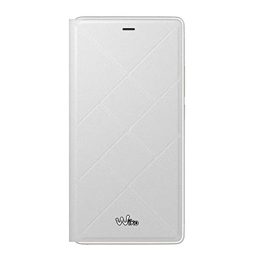 Wiko Custodia ad Agenda in finta pelle per Wiko Fever, Bianco