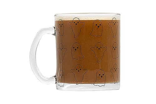 Taza de Vidrio Fantasma para Halloween 12 oz miniatura 2