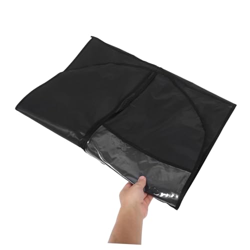 BESTYASH Heavy Duty Garment Bags with Zipper for Closet Storage Suit and Dress Covers Black for Travel and against Dust and Dirt3