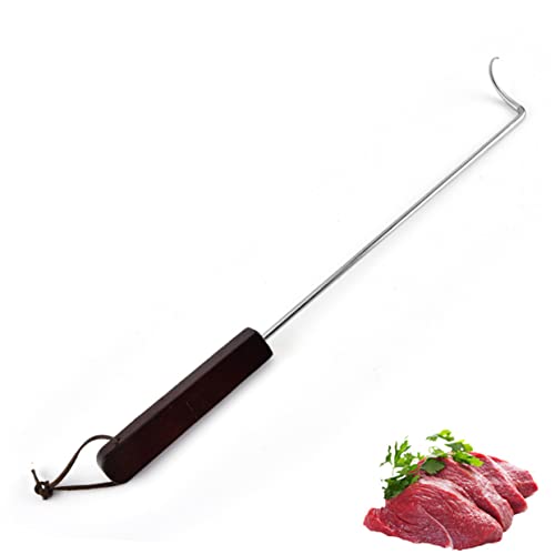 Yardwe 4 Pçs Conjunto De Grelha De Bife Aço Inoxidável Grelha De Churrasco Virador De Carne Gancho P