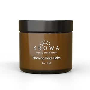 Morning Face Balm – Clean Grass Fed Tallow Balm w/Essential Oils + Collagen Peptides – Nourishing, Soothing, Hydrating and Adds Vitality to Skin. Deeply Renews. No Phthalates or Preservatives.