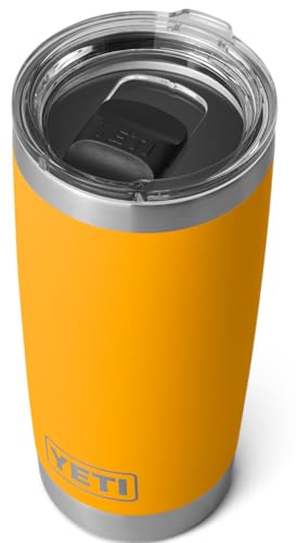 YETI Rambler 20 oz (591 ml) Tumbler mit abnehmbarem MagSlider‑Deckel, Edelstahl‑Thermobecher, Vakuumisoliert – Beekeeper