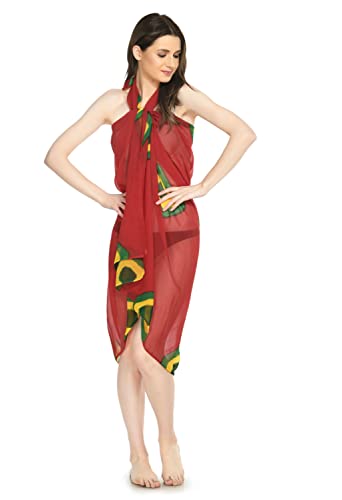 Image of MIRCHI FASHION Western Summer Beachwear Swimsuit Coverup Sarong for Women