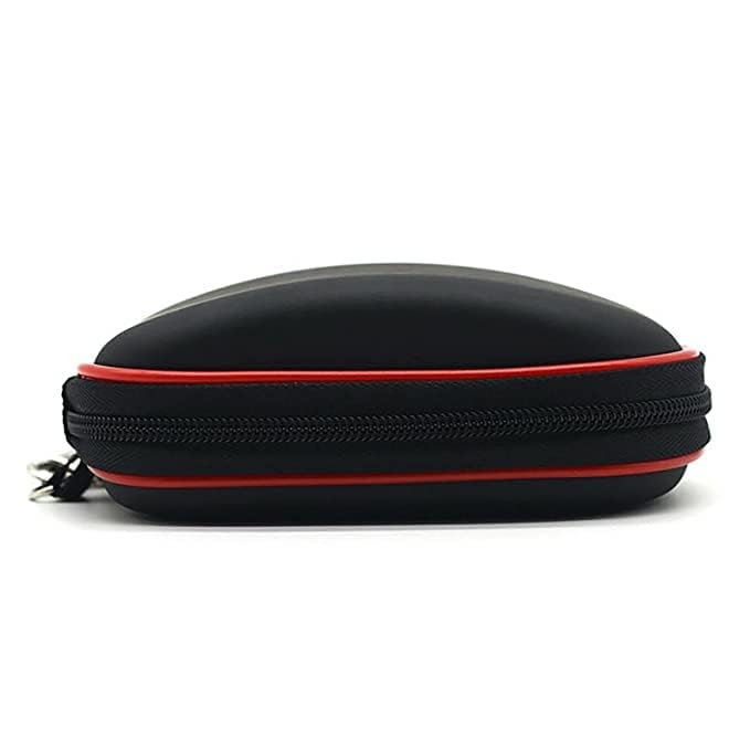 Image of FACTOTECH Hard EVA Storage Carrying Case Bag Fits Apple Magic Mouse (I and II 2nd Gen) and Carabiner (Black)