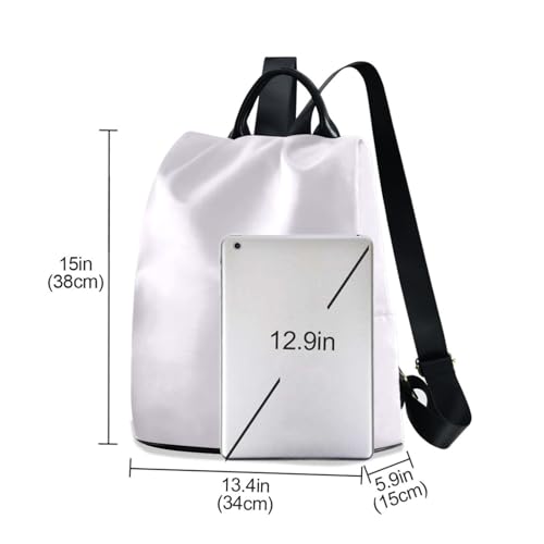 Sac à dos en sergé de polyester Magnolia finition pompon chic
