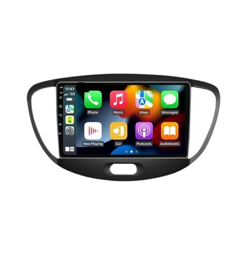 Autoradio GPS 2din Android 15 compatible Hyundai I10, grand écran stéréo de 2007 à 2013
