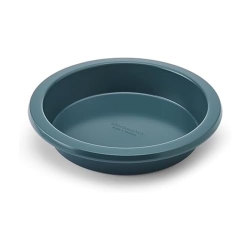 KitchenAid Nonstick Aluminized Steel Round Cake Pan, Dishwasher Safe, 9 Inch, Agave