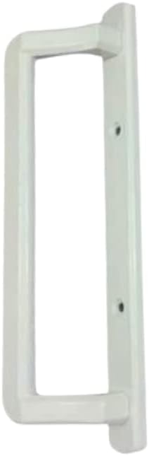 Alcan PGT 10 Sliding Glass Patio Door Interior Handle Kit w/Thumb Latch Lever, Screws Inside Handle Replacement w/ 3-7/8 Hole Spacing | Fix Repair PGT Door Hardware - WHITE