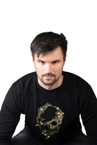 OFU Men’s Honeycomb Hand-Work Cotton Stretchable Full Sleeves Sweatshirt, Round Neck Casual Winterwear for Boys3