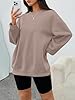WYNNQUE Oversized Sweatshirts for Women Crewneck Sweaters Pullover Comfy Hoodies Fall Outfits Fashion 2025 Winter Clothes #1