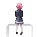YLEAFUN 2pcs Anime Figures Shiratori/Ayase Momo Figure Sitting Model 15cm Statue Figurine Collection Ornaments Decorations PVC