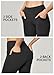 IUGA Yoga Pants Women Wide Leg High Waist Bootcut Workout Flare Leggings Tummy Control Work Dress Pants Women 4 Pockets Black