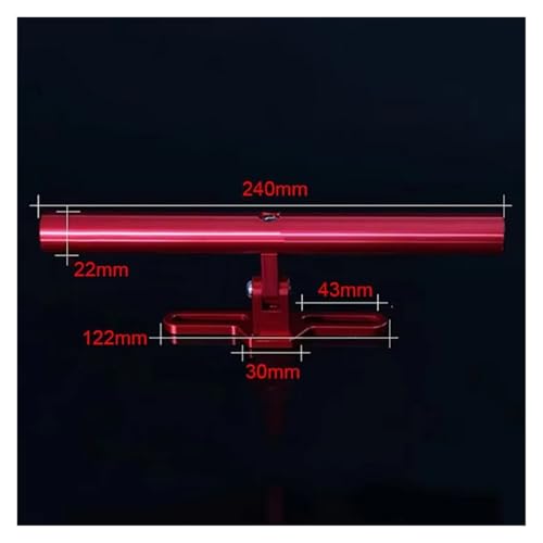 Barre transversale multifonctionnelle moto réglable argent - 2