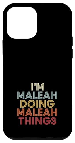 Maleah Name Maleah Personalized Name First Given �X�}�z�P�[�X iPhone 12 mini �p