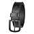 Dickies Men's Big and Tall 100% Leather Jeans Belt with Stitch Design and Prong Buckle, black, 46 (Waist: 44)