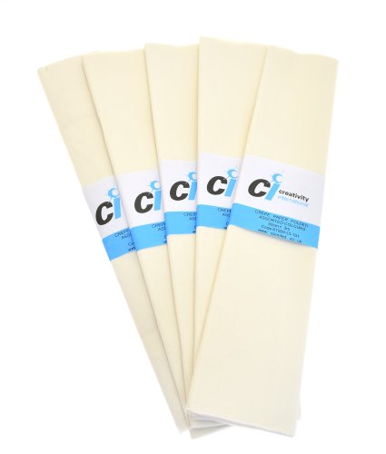 Ci - Carta crespata, 50 cm x 2 m, 10 Pezzi, Colore...