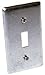 Hubbell Raco 0865 Single Gang Steel Single Toggle Wallplate