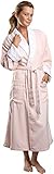 MONARCH Plush Lined Microfiber Bath Robe for Women or Men - Super Soft, Durable Luxury Spa, Resort &