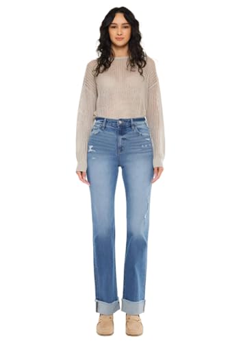 SALT TREE Kancan - Trini High Rise Straight Jeans - Essential, KC20065M