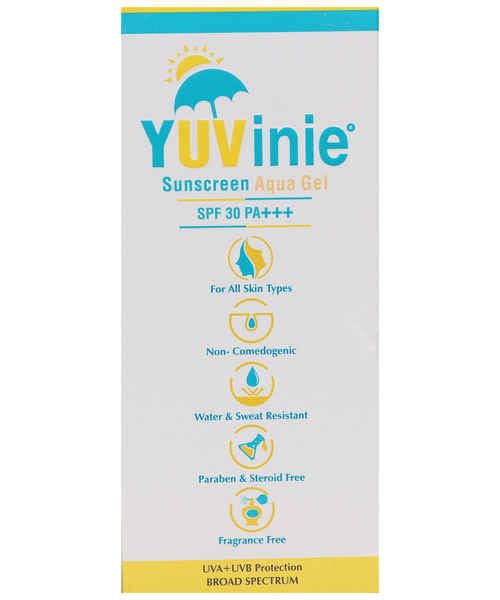 Yuvinie Sunscreen Aqua Gel SPF 30 PA++ 50gm