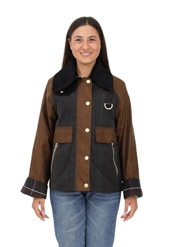 Barbour Women's Premium Catton Wax Jacket, Brown (US, Numeric, 12,