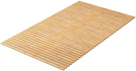 Bamboo Bed Support Slats - Roll Up Mattress Pad, Breathable Sleeping Mat for Single Bed & Sofa Topper (W0.5xL1.2cm) - Eco-Friendly, Durable, Comfortable