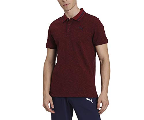 Image of Puma Mens Slub Sports Polo T-Shirt
