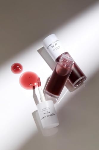 Image of NOONI Korean Lip Oil - Applecranberry | Long-Lasting, Moisturizing, Plumping, Revitalizing for Dry Lips, Waterproof, No Peel Off, Hydrating Lip Stain, Stocking Stuffers Gifts For Teen Girls 0.12 FL Oz