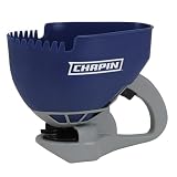 Chapin 8705A Spreader, Salt and Ice Melt, Hand Crank, Lightweight, Portable, Toothed Edge Scoop, Thumb Control Gate and Impeller, Even Spread, Ideal for Small Spaces, Made in USA, 0.3 Gal (1.6Ltr)