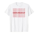 Gracioso Costa Rica AF Nacionalidad Gracias Que tengas un Buen Día Camiseta