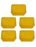 KREFINISH Body Filler Spreaders (3 Sizes, 15Pieces) - Yellow Reusable Plastic Spreader Auto Body Spreader for Automotive Fillers, Putties, Glazes, Caulks and Paint