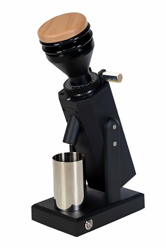 Image of Turin SK40 Single Dose Grinder | 40mm Stainless Steel Conical Burrs, Stepless Adjustment, Tilted Base, Low Retention - Black or White (Black)