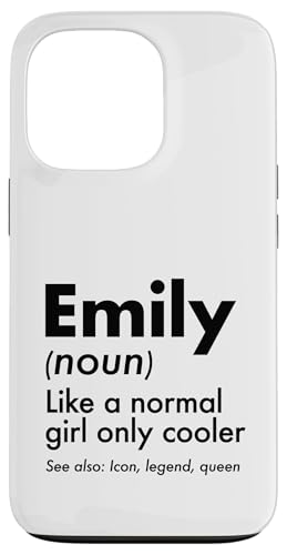 Emily Like A Normal Girl Only Cooler Queen ���O �X�}�z�P�[�X iPhone 13 Pro �p