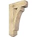 Ekena Millwork BKT06X22X34LEC04RDF Legacy Craftsman Bracket, 22"D x 34"H, Rough Sawn Douglas Fir
