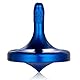Kreisel Metall mit Perfekte Balance Stabilität und Lange Rotationszeit, Edelstahl Dekompression Desktop EDC Stressabbau Spielzeug für Erwachsene (Juwel Blau)