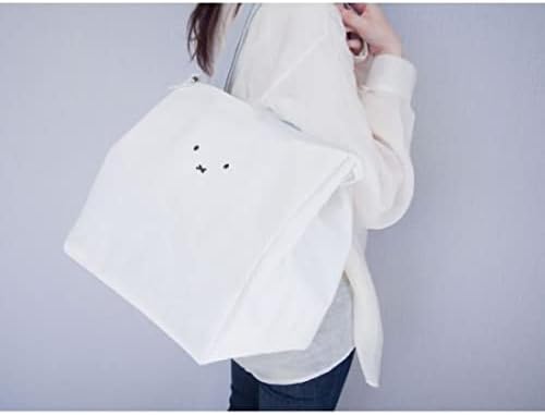 オカトー トートバッグ ランドリーバッグ エコバッグ スクエア 角型 25L ミッフィー 顔だけミッフィー 本体=縦35×横35×奥行25cm(持ち手含まず)