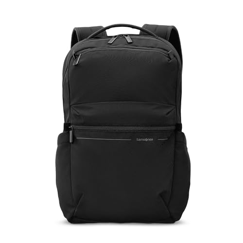 Image of Samsonite Better Than Basic Backpack - Dedicated Laptop Compartment, Quick Stash Front Pockets and Lightweight Breathable Airmesh - Black